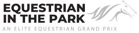 Equestrian in the park Grand prix logo